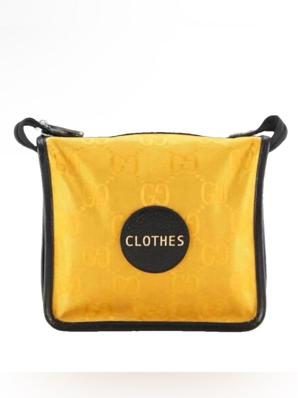 Gucci Off The Grid Clothes Packing Cube in Yellow GG Nylon Canvas and Leather